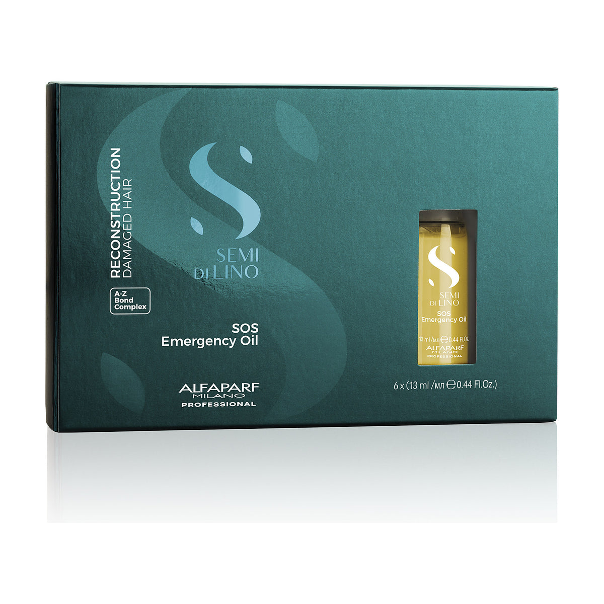 Alfaparf Milano Semi Di Lino Reconstruction Sos Emergency Oil 6X
